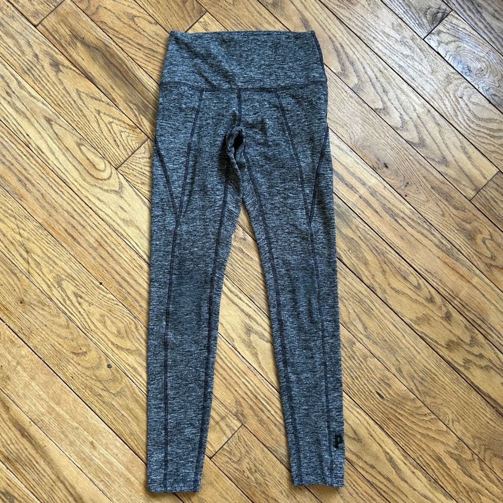 PINK Victoria's Secret Cozy Leggings Gray Space Dye High Waist XS
